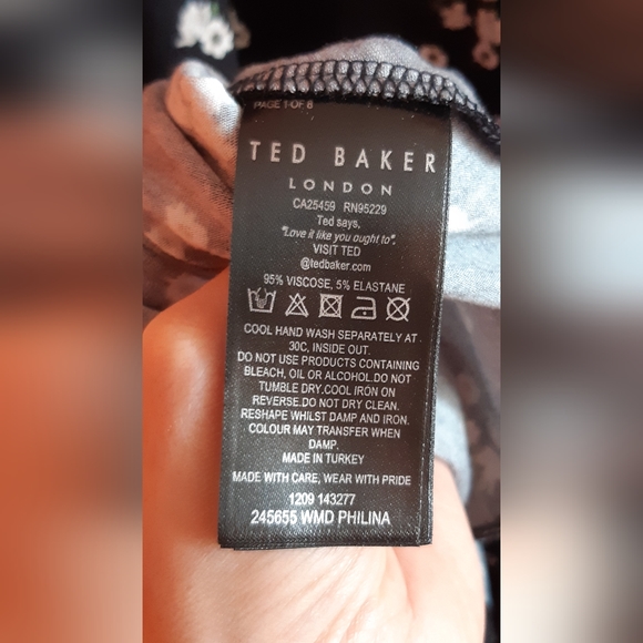 TED BAKER Summer Midi Dress - Picture 8 of 9